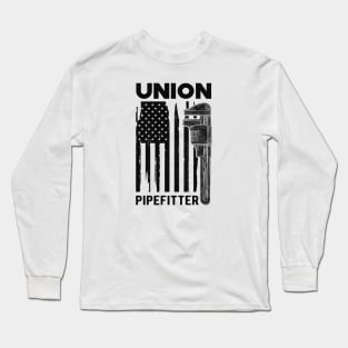 Pipe Fitter - Union Pipefitter Long Sleeve T-Shirt